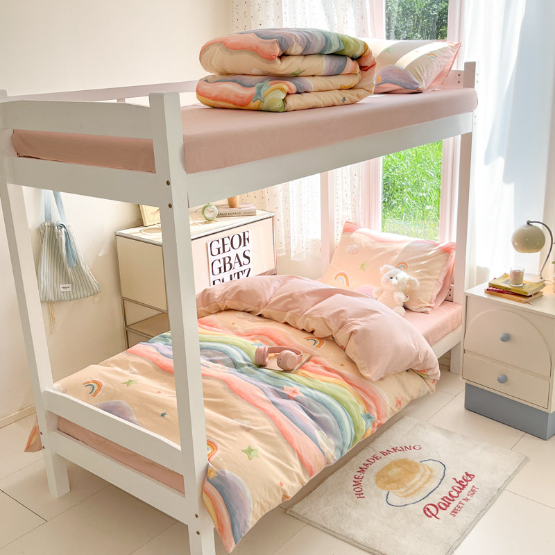 Kids/Student Digital Print Cartoon Bedding Set - 3PCS Breathable Cotton - Single/Set Option