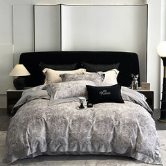 Premium 100S All-Cotton 4-Piece Sheet Set - Ultra-Soft Long-Staple Cotton, Fade-Resistant Digital Print, Wrinkle-Free & Breathable